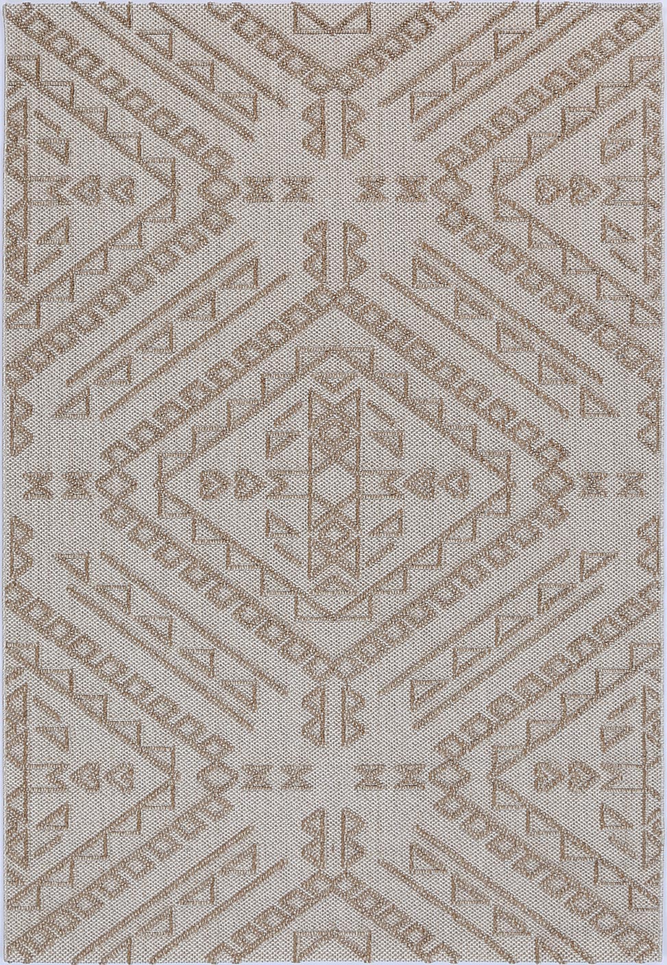 Vanuatu Kilifa Beige Tribal Flatweave Rug - 15 – view 2