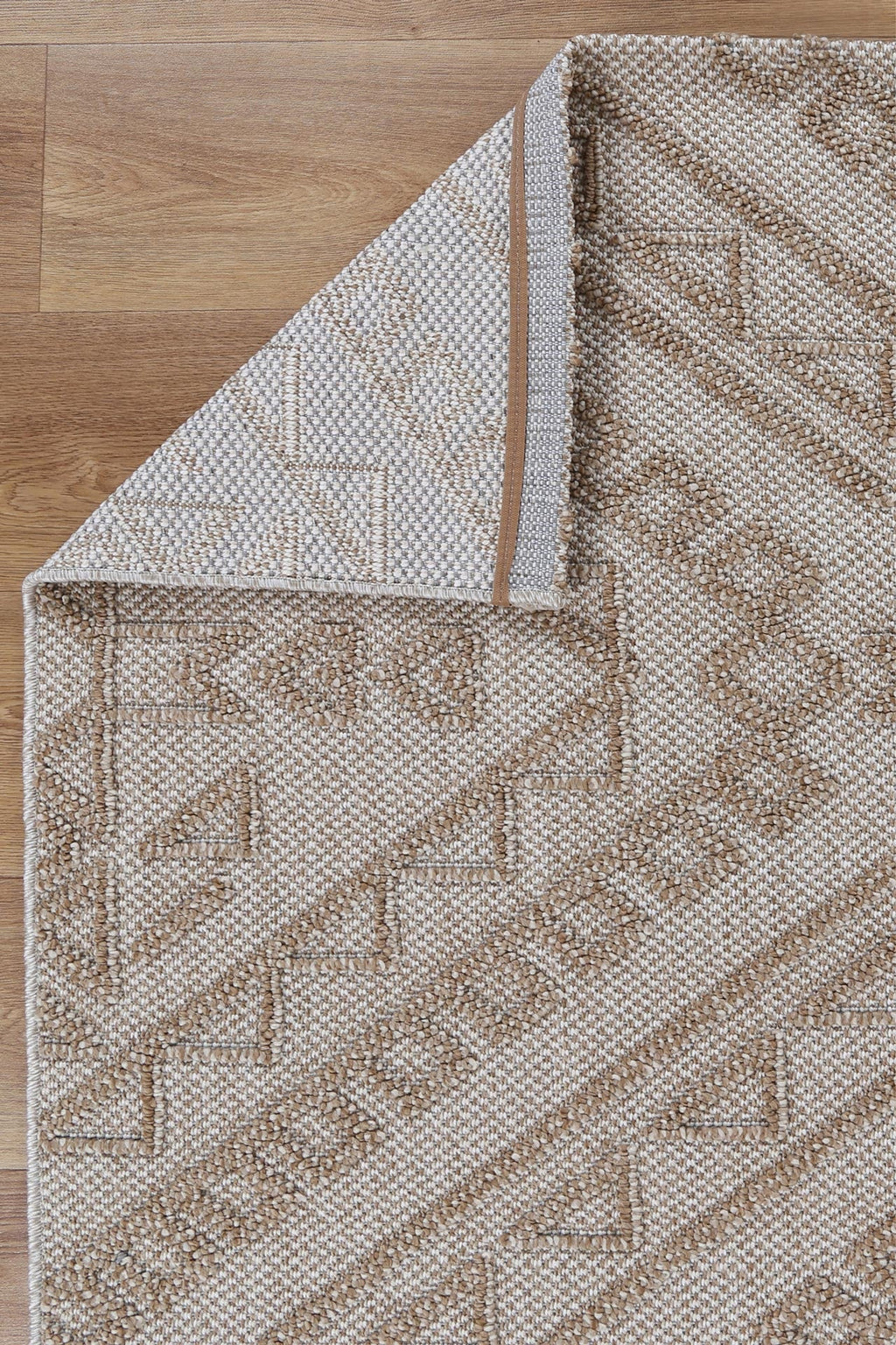 Vanuatu Kilifa Beige Tribal Flatweave Rug - 15 – view 3