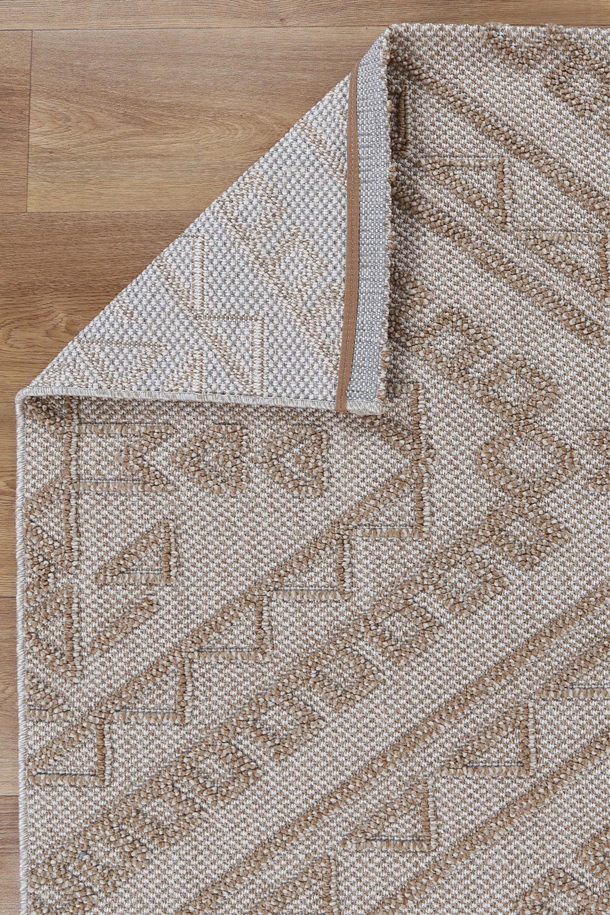 Vanuatu Kilifa Beige Tribal Flatweave Rug - 15 – view 3