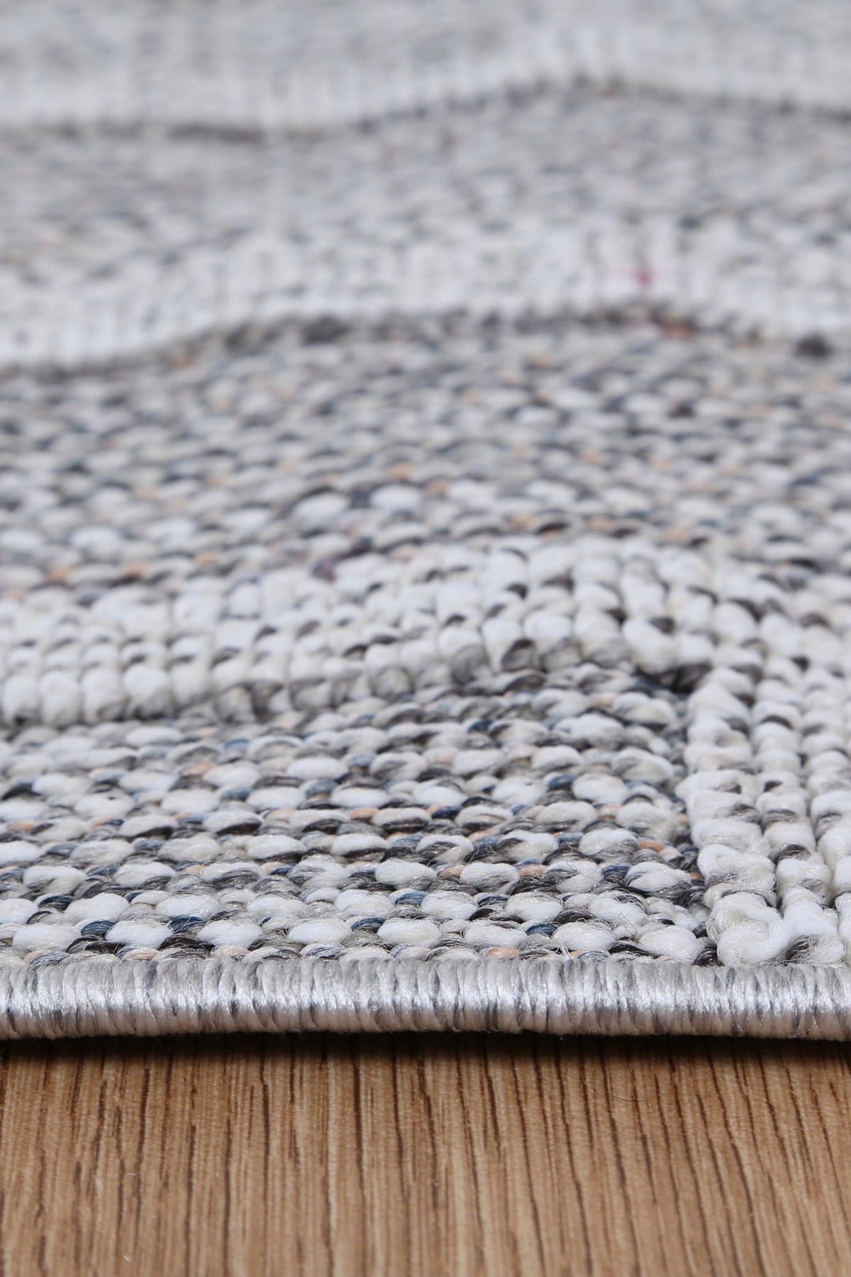 Vanuatu Devesi Grey Geometric Flatweave Rug - 17 – view 6