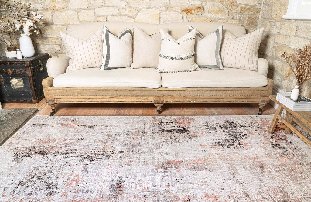 Vintage Crown Celine Blush Washable Rug – view 6