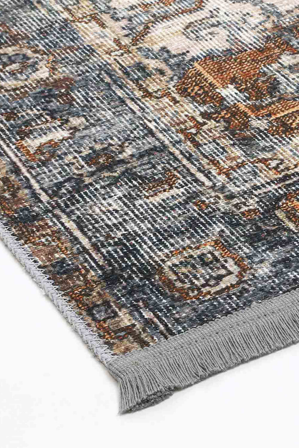 Vintage Crown Victoria Blue Rug - (2244-04) – view 8