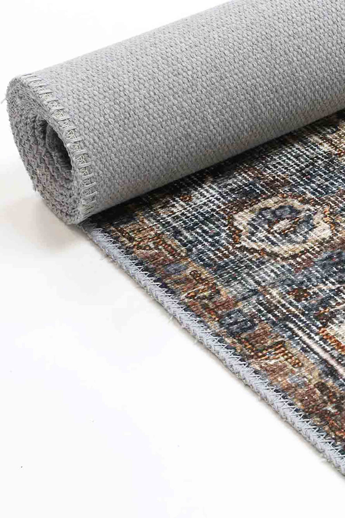 Vintage Crown Victoria Blue Rug - (2244-04) – view 7