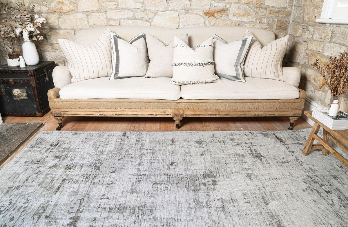 Vintage Crown Alfred Ivory Distressed Vintage Rug - (2280-01) – view 6