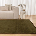 Verdant Luxe Hand-Knotted Wool Rug – Green