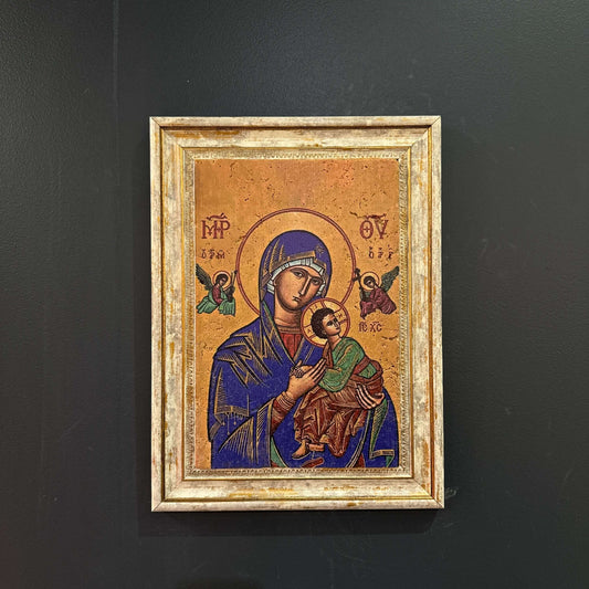 Vintage Stone Icons-Explore our authentic Vintage Stone Icons, crafted in Türkiye with intricate details that capture the beauty of Byzantine and Eastern Orthodox art. Perfect for home décor, collectors, and religious gifts, these high-quality stone icons