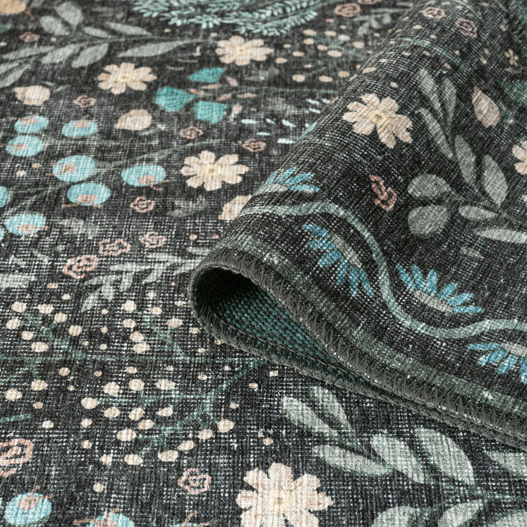Vintage 747 Charcoal Turkish Rug