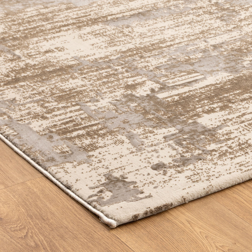 Pierre Cardin Whisper W006 Beige Brown Abstract Rug – view 4