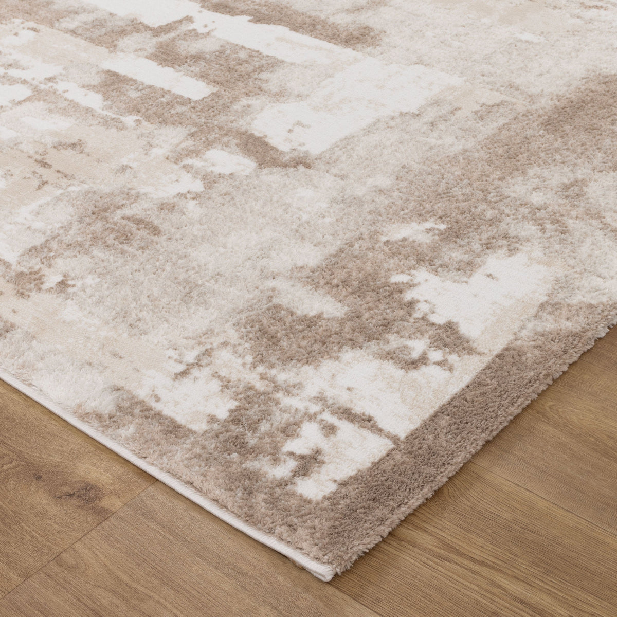 Wellington Abstract Wash Brown Rug - W007 – view 3