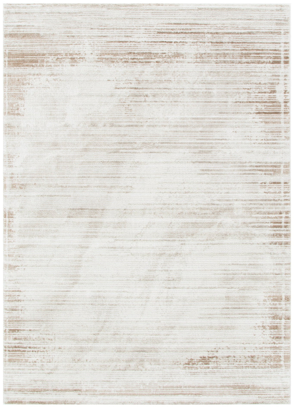 Wellington Distressed Lines Brown Rug - W011 – view 2