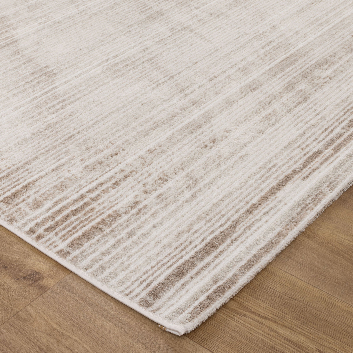 Wellington Distressed Lines Brown Rug - W011 – view 3
