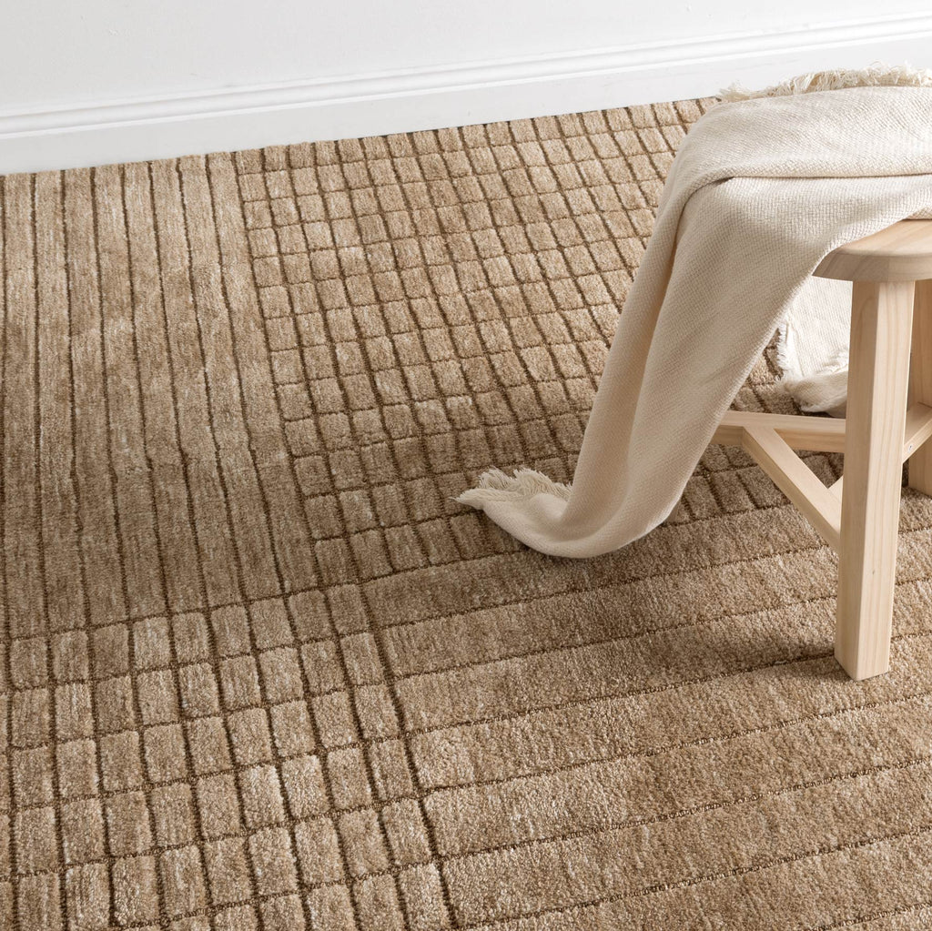 Canyon Warm Sand Carved Rug - CANYON03 – view 6
