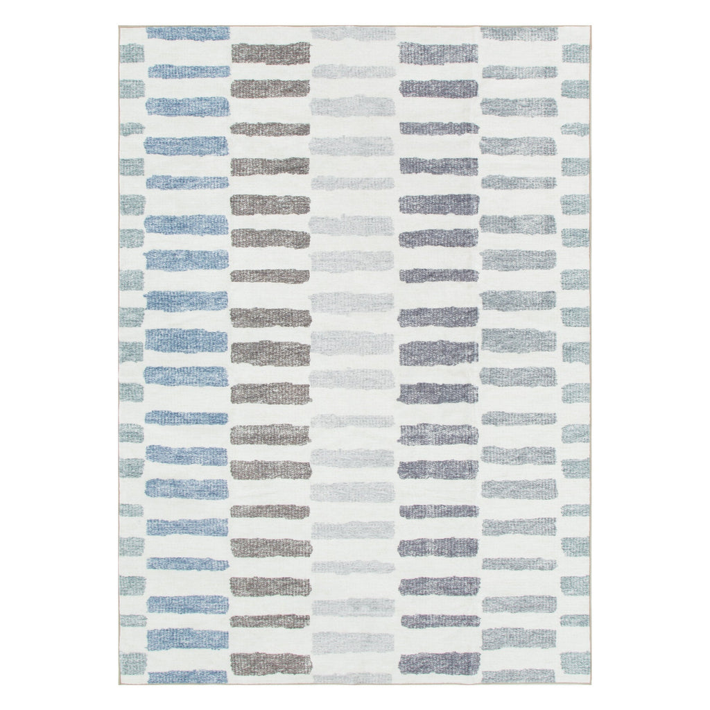 Washwell WASH003 Modern Stripes Washable Rug – view 2
