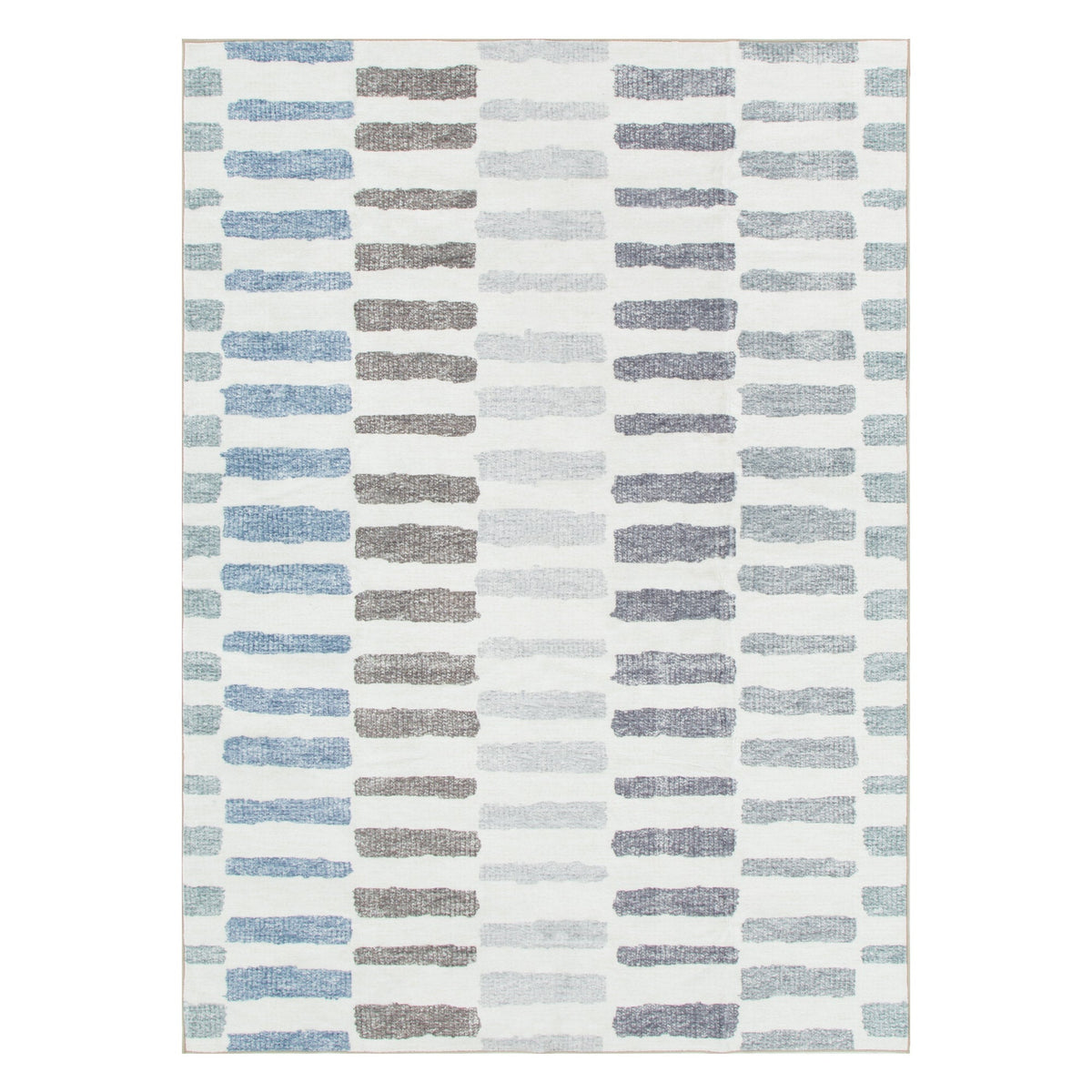 Washwell WASH003 Modern Stripes Washable Rug – view 2