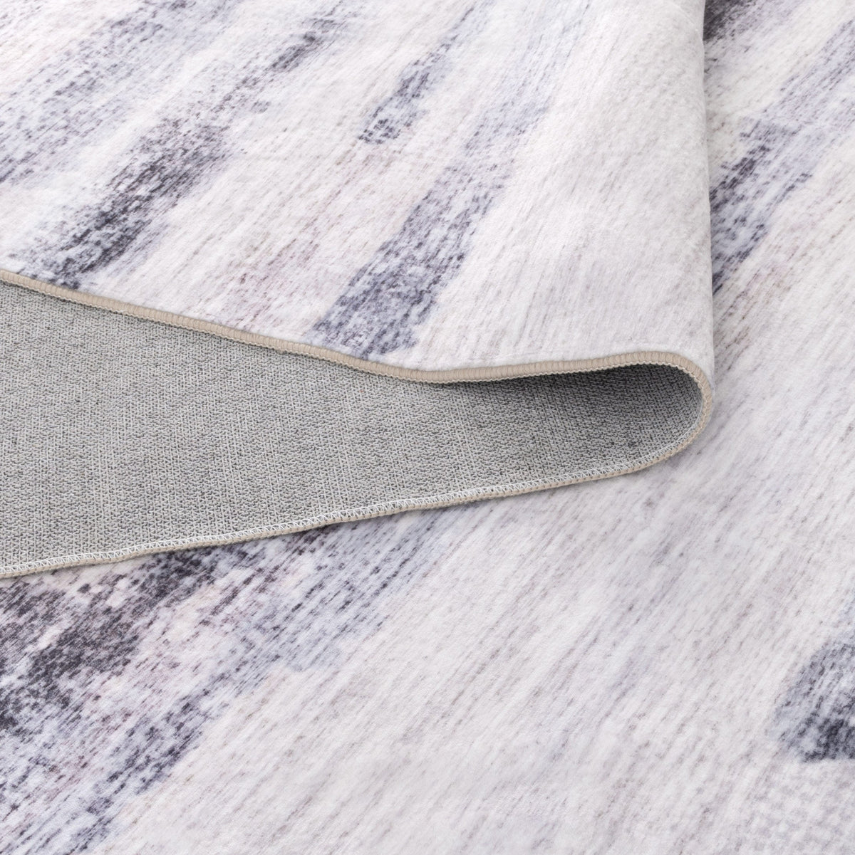 Washwell WASH006 Blue Abstract Washable Rug – view 5