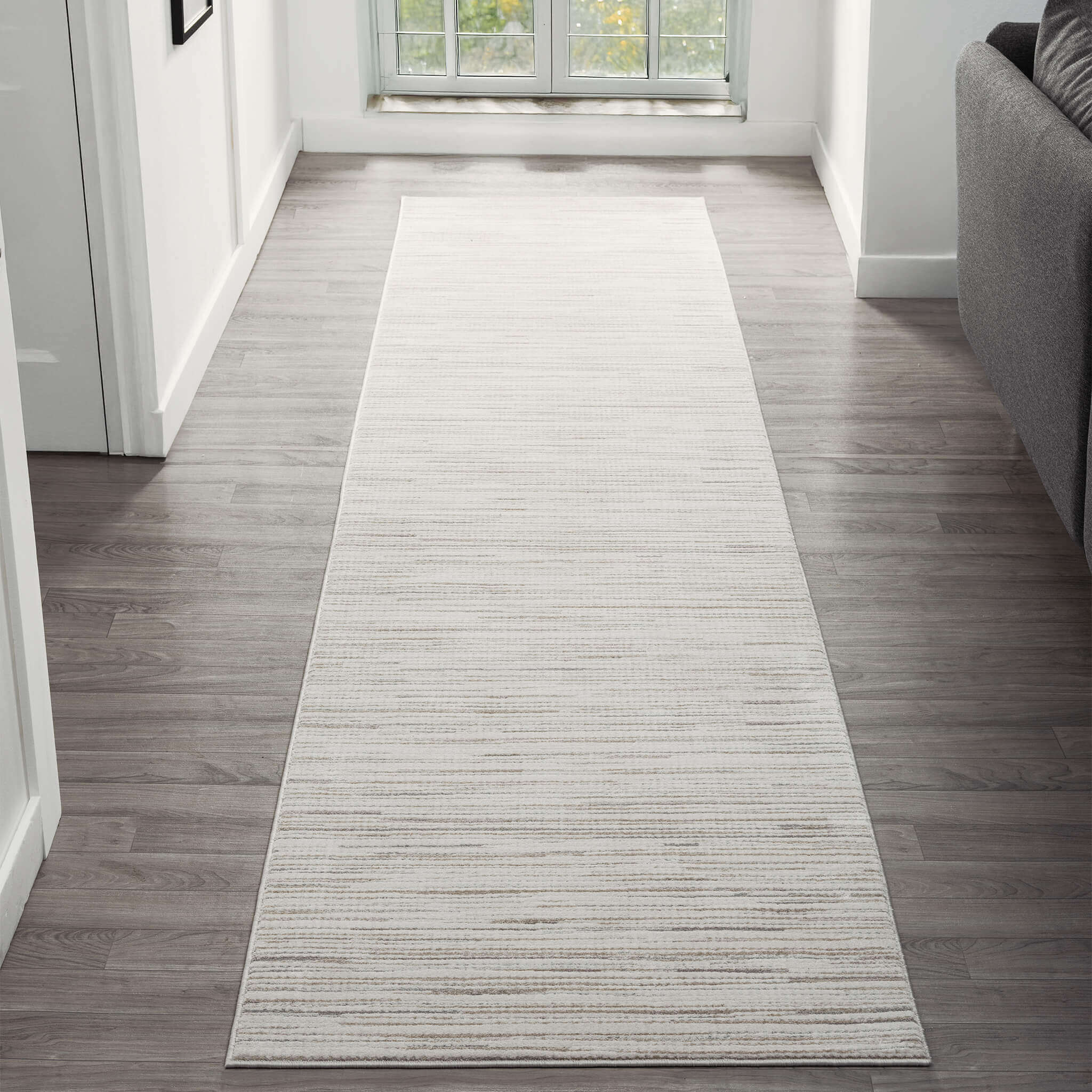 Weston 732 Sand Runner – Modern Cream Rug for Elegance