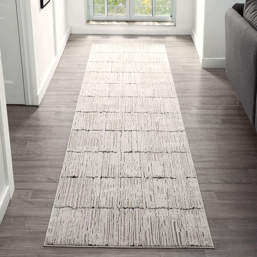 Weston 733 Stone Runner – Luxe Cream Runner Rug