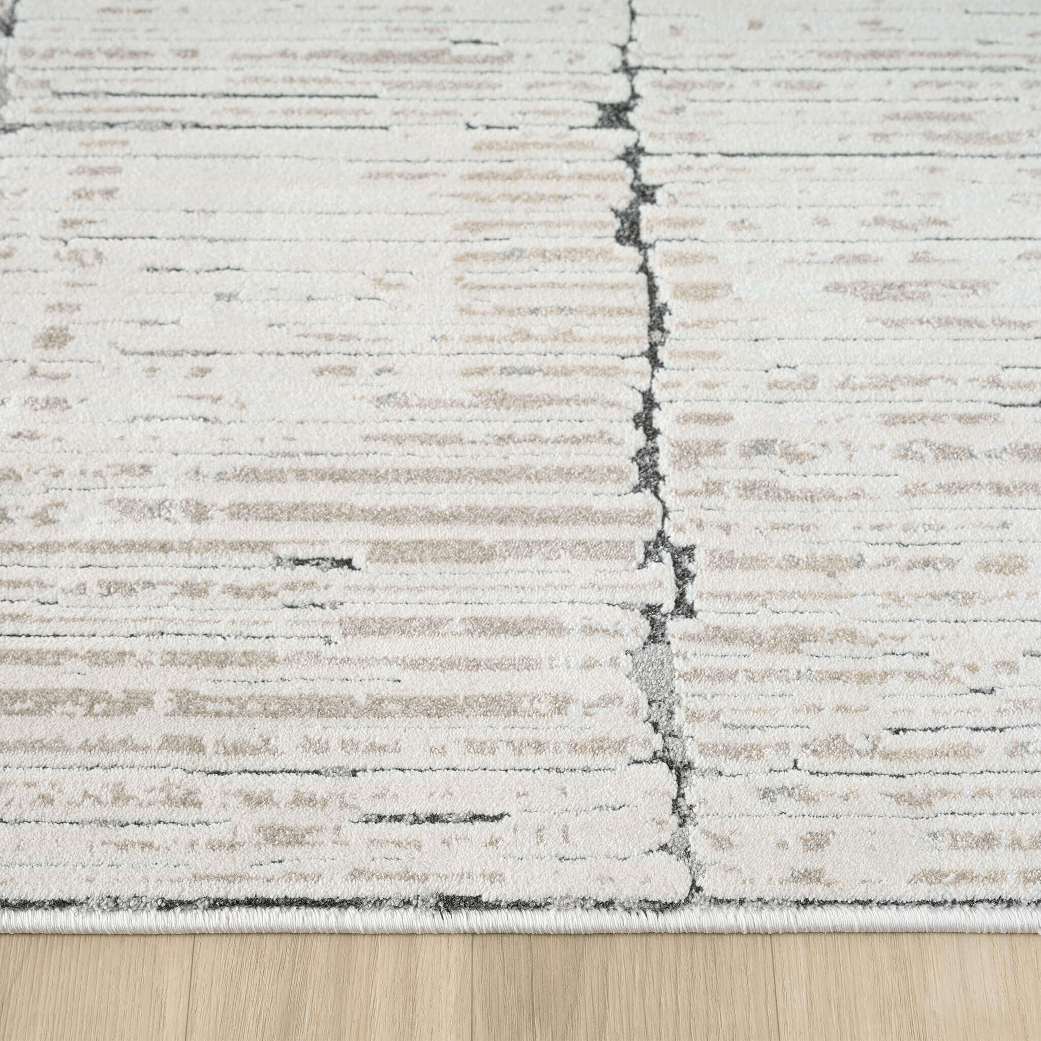 Weston 733 Stone Runner – Luxe Cream Runner Rug