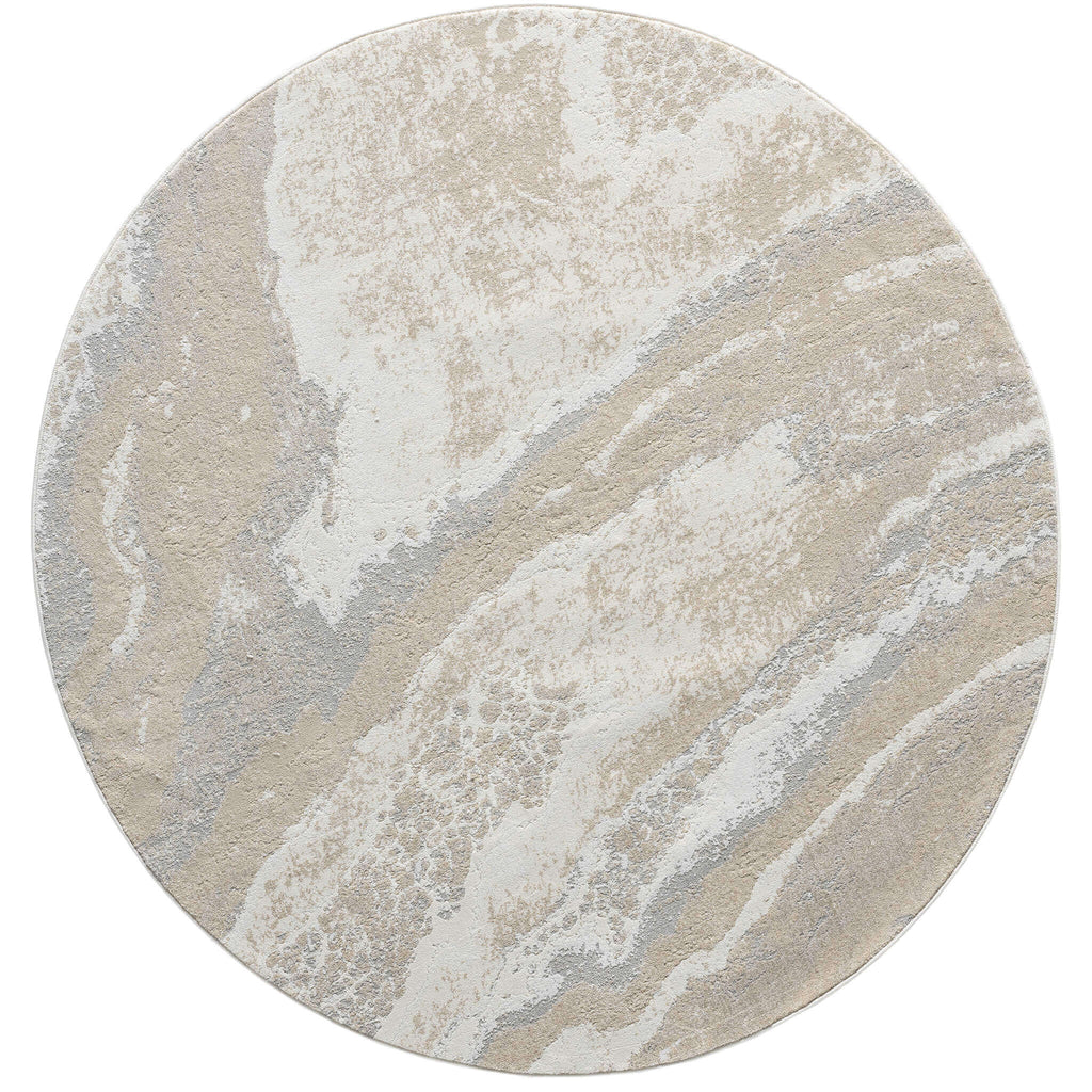 Weston 735 Slate Round – Modern Round Rug for Elegance