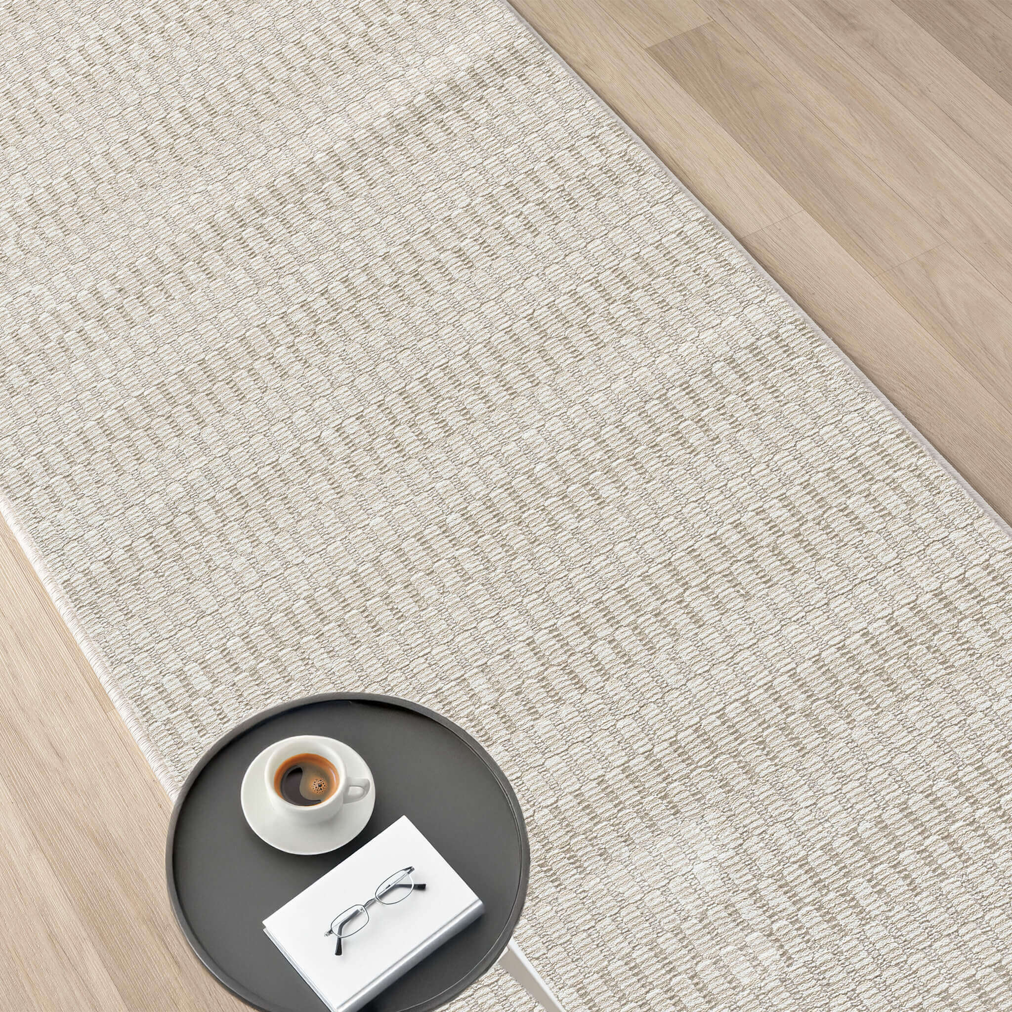 Weston 736 Vanilla Runner – Contemporary Beige Rug