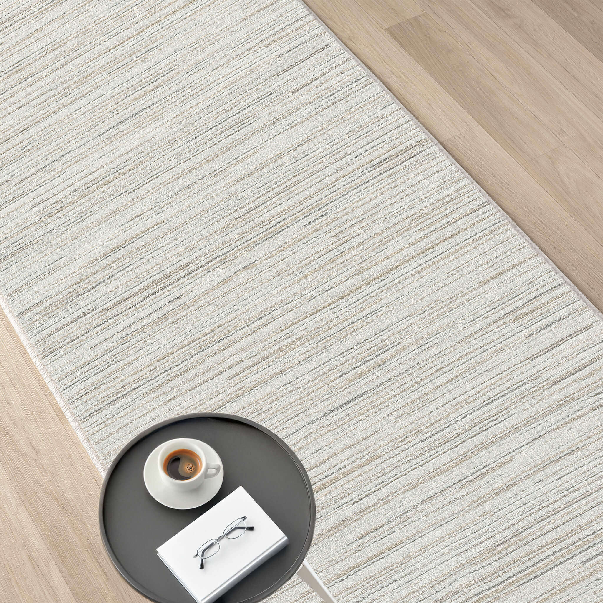 Weston 732 Sand Runner – Modern Cream Rug for Elegance