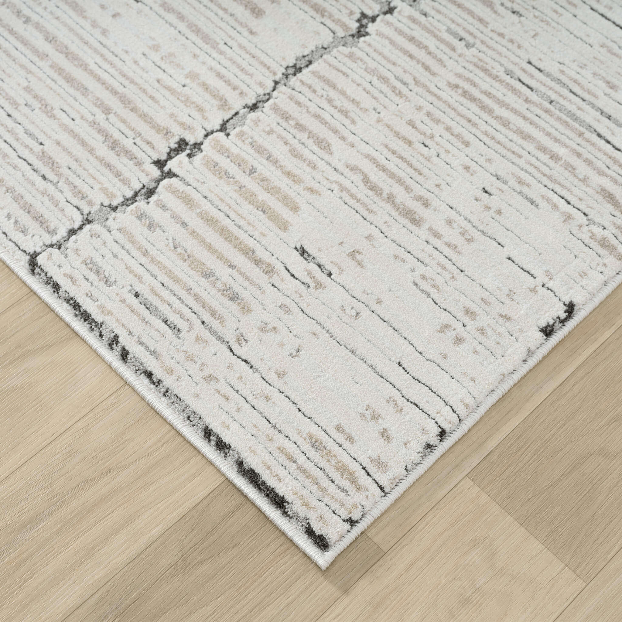 Weston 733 Stone Runner – Luxe Cream Runner Rug