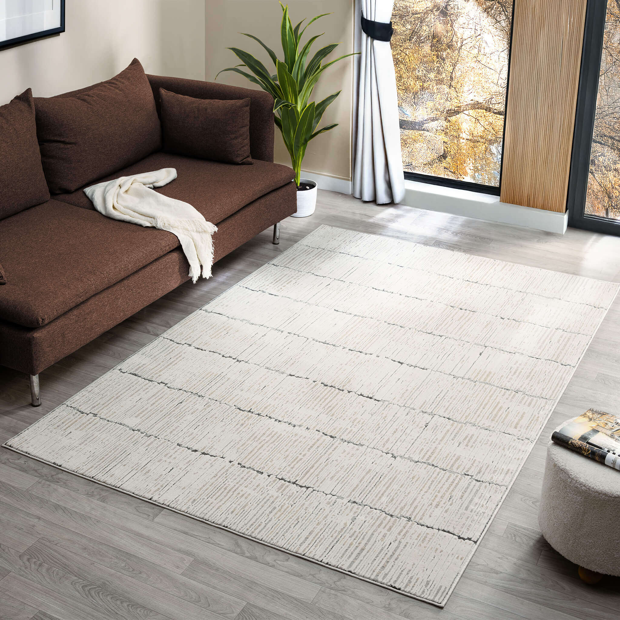 Weston 733 Stone – Ultra-Modern Rug from Weston Collection
