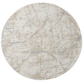 Weston 734 Pebble Round - Elegant Cream Round Rug