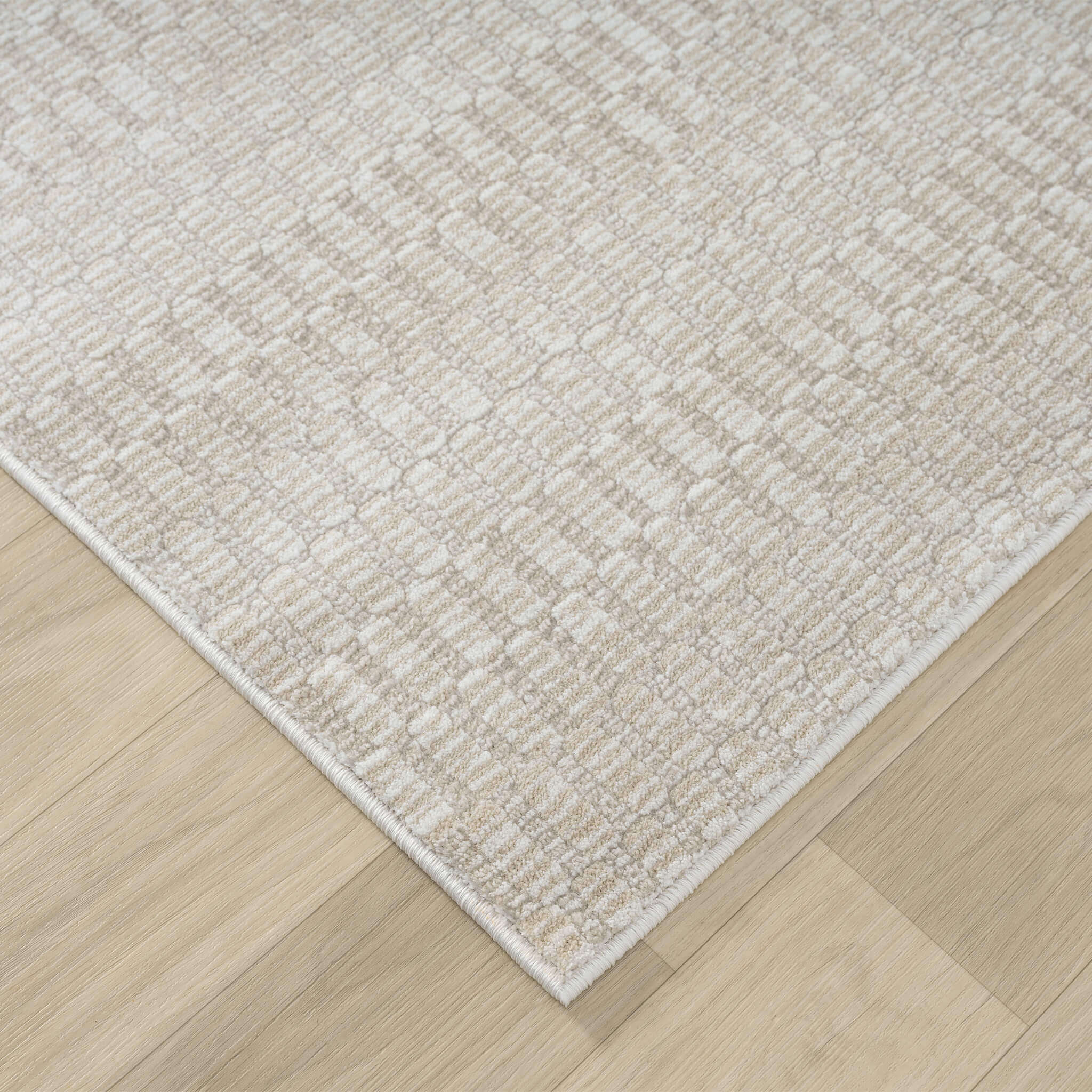 Weston 736 Vanilla Runner – Contemporary Beige Rug
