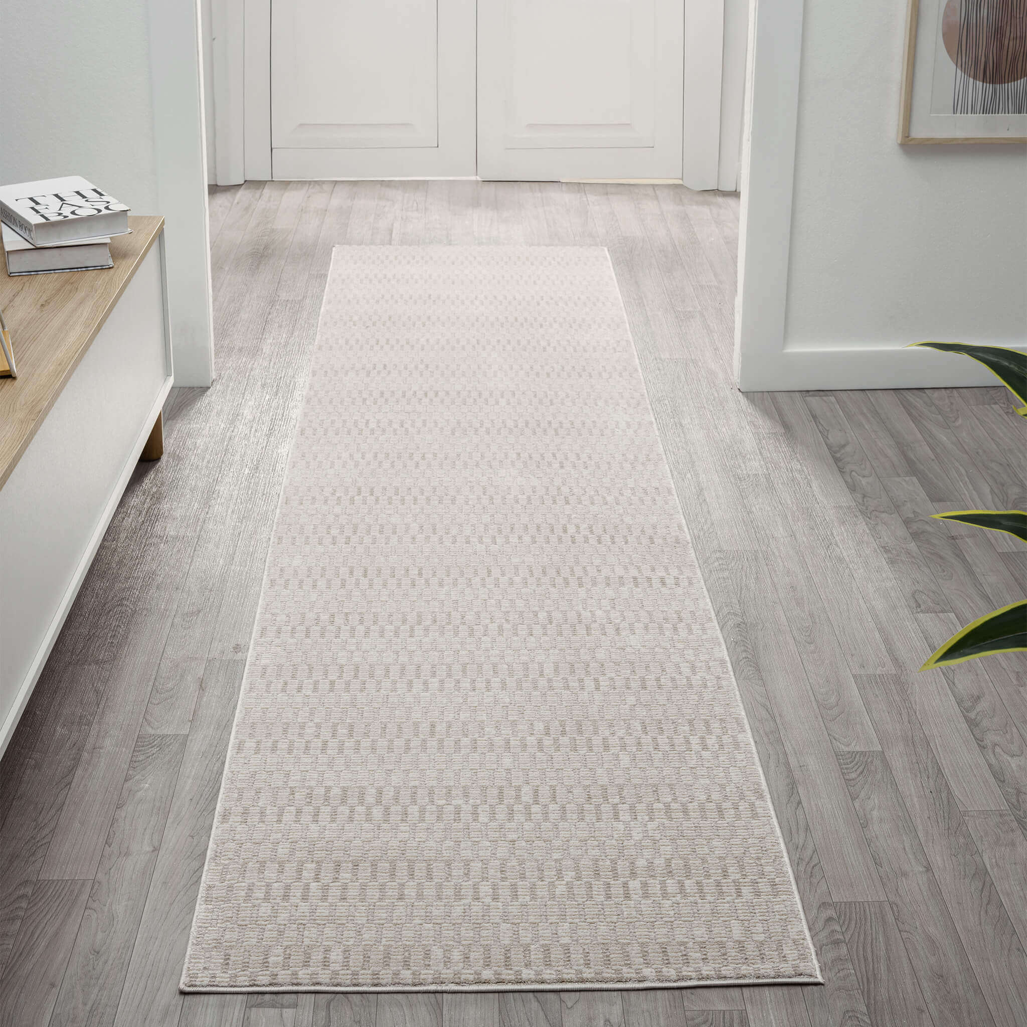 Weston 736 Vanilla Runner – Contemporary Beige Rug