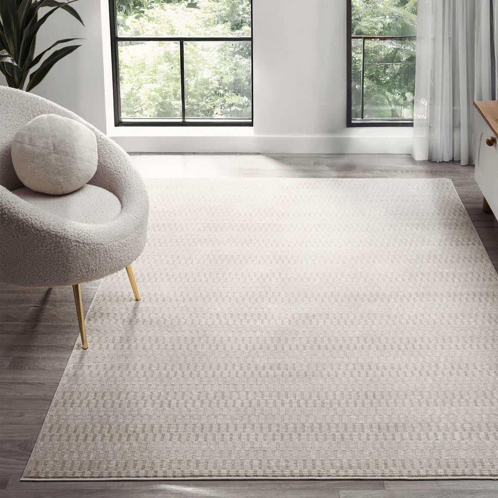 Weston 736 Vanilla Rectangle – Stylish Beige Area Rug