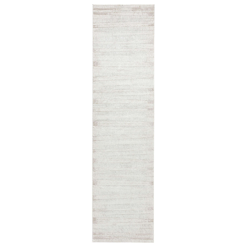Weston 737 Linen Runner - Elegant Cream Rug for Any Space