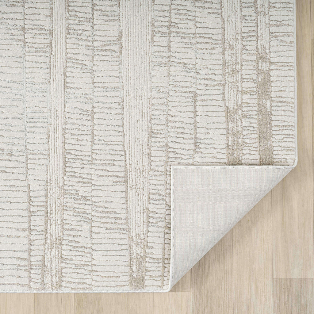 Weston 737 Linen Runner - Elegant Cream Rug for Any Space