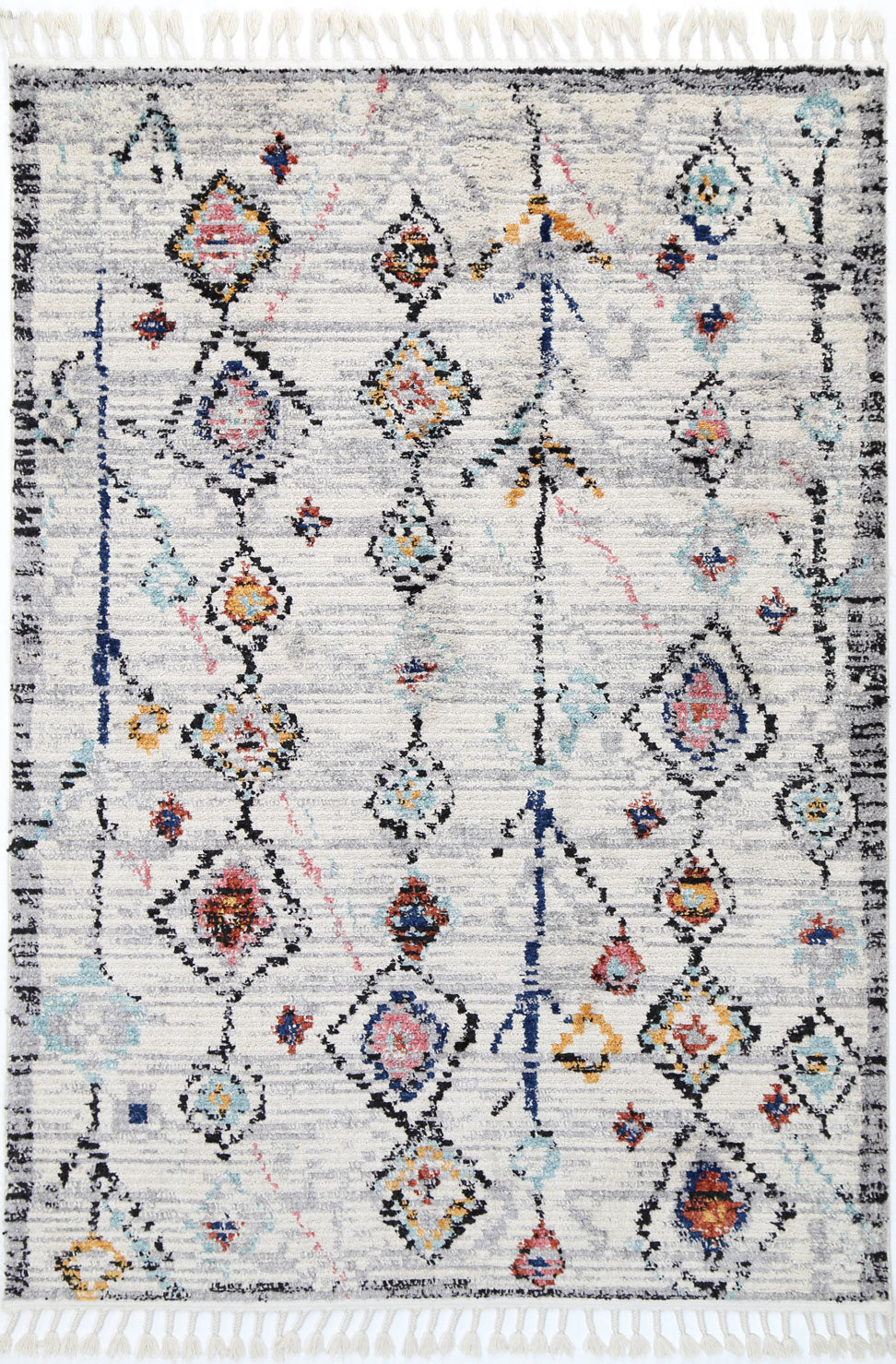 Moda Cheryl Multi Tribal Rug - Z050WHIT – view 2