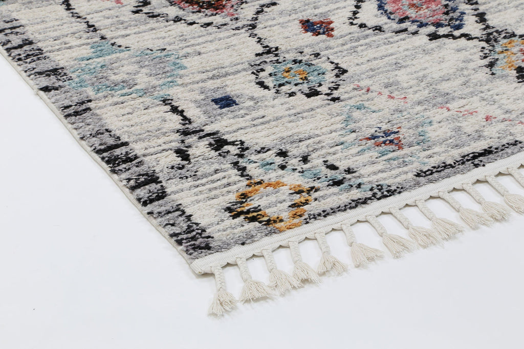 Moda Cheryl Multi Tribal Rug - Z050WHIT – view 4