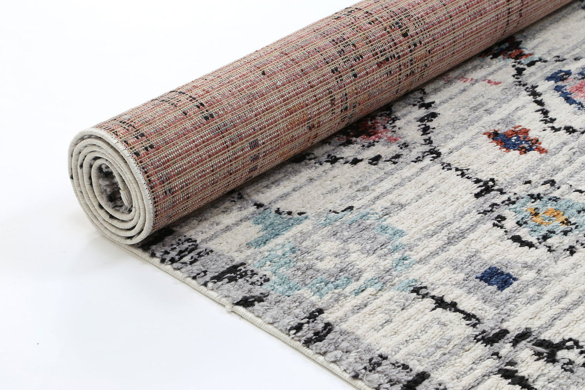 Moda Cheryl Multi Tribal Rug - Z050WHIT – view 5