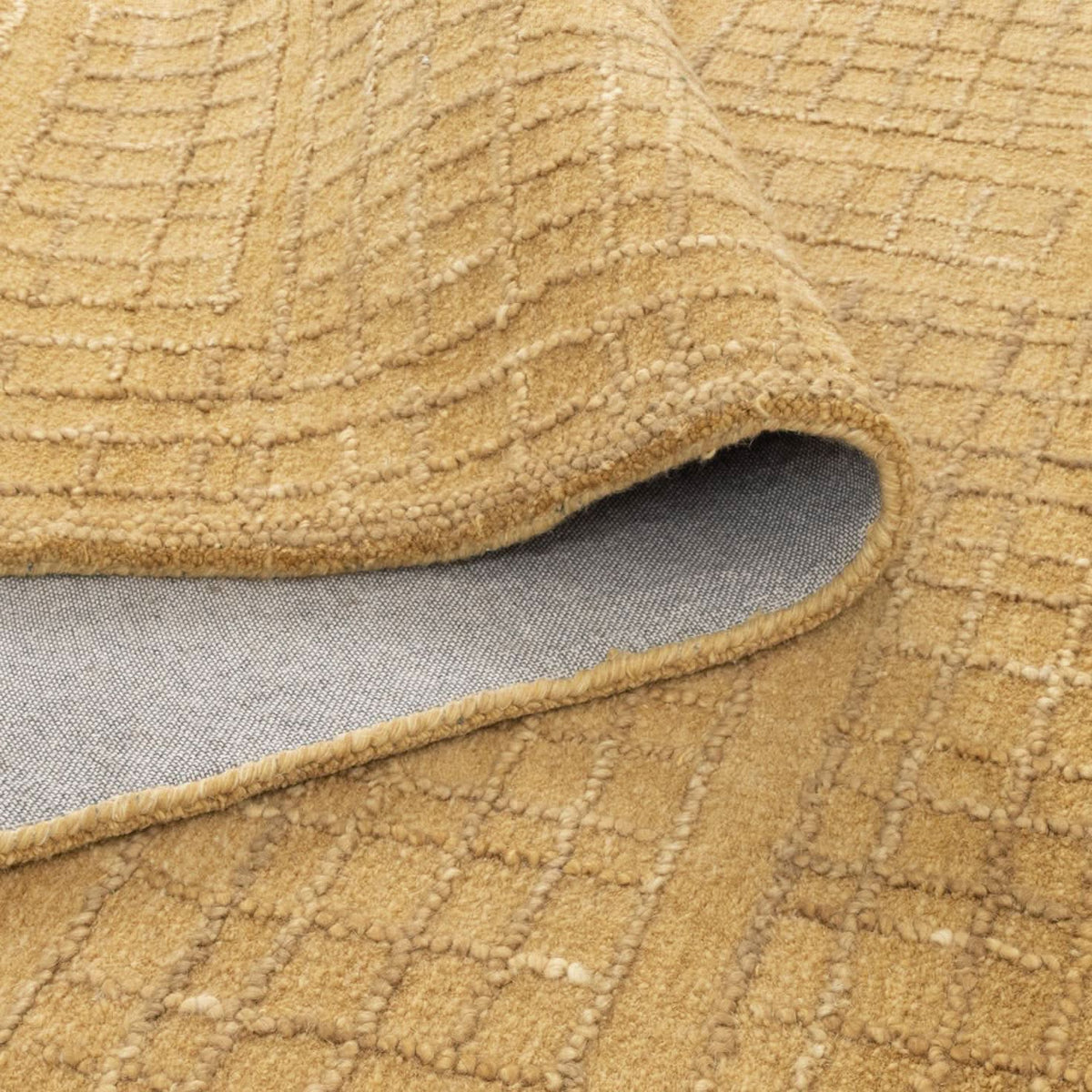 Abasco Citron Knitted Wool Rug wool rug – product view 4