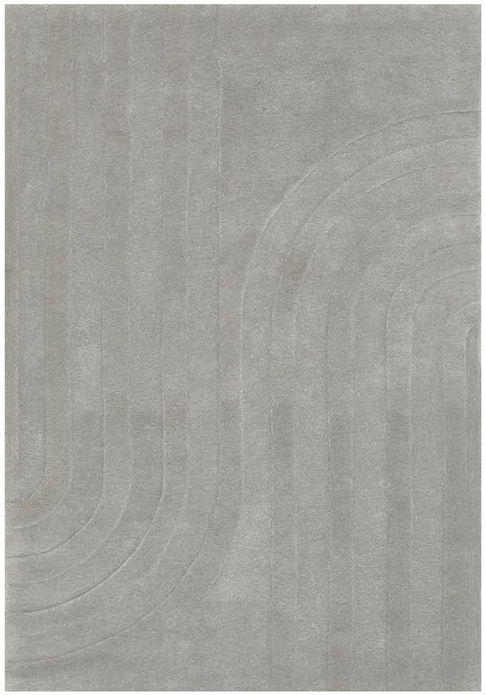 Altura Path Grey Wool Rug - full rug