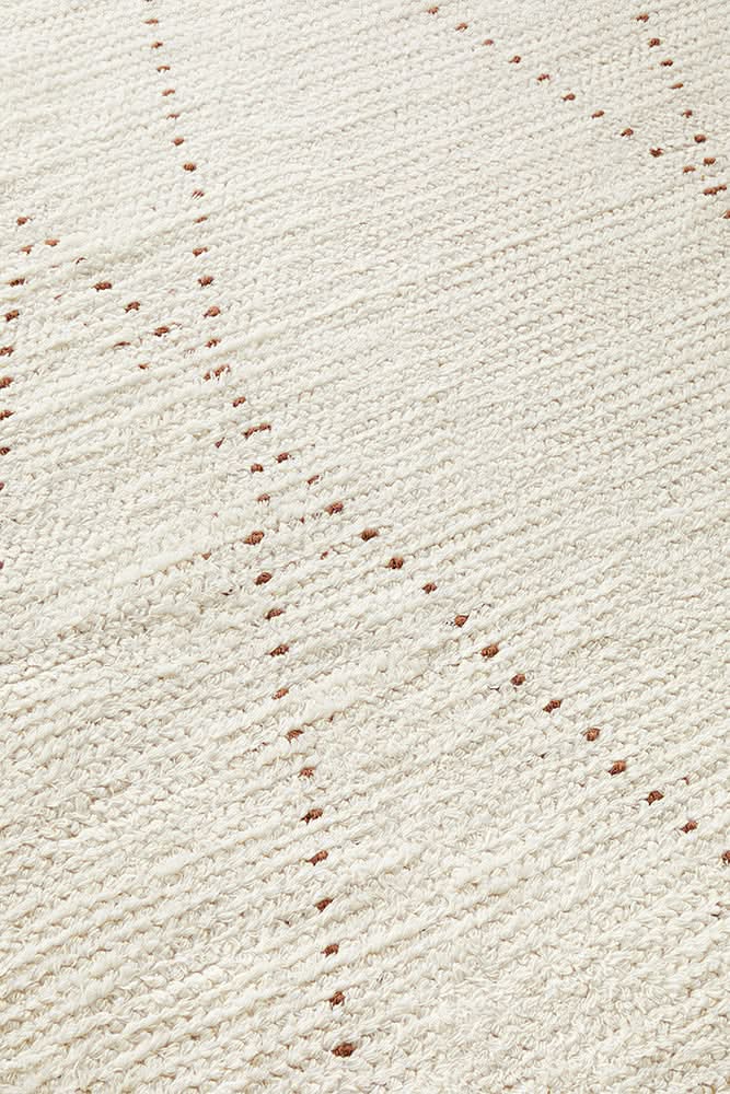 Altura Weave Natural Wool Rug - texture detail 2