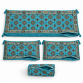 Aqua Diamond Arabic sofa covers only – four-piece set without foam