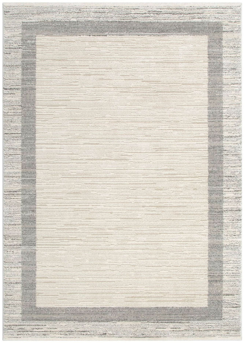 Serene Grey Border Rug - N002 — detail 2