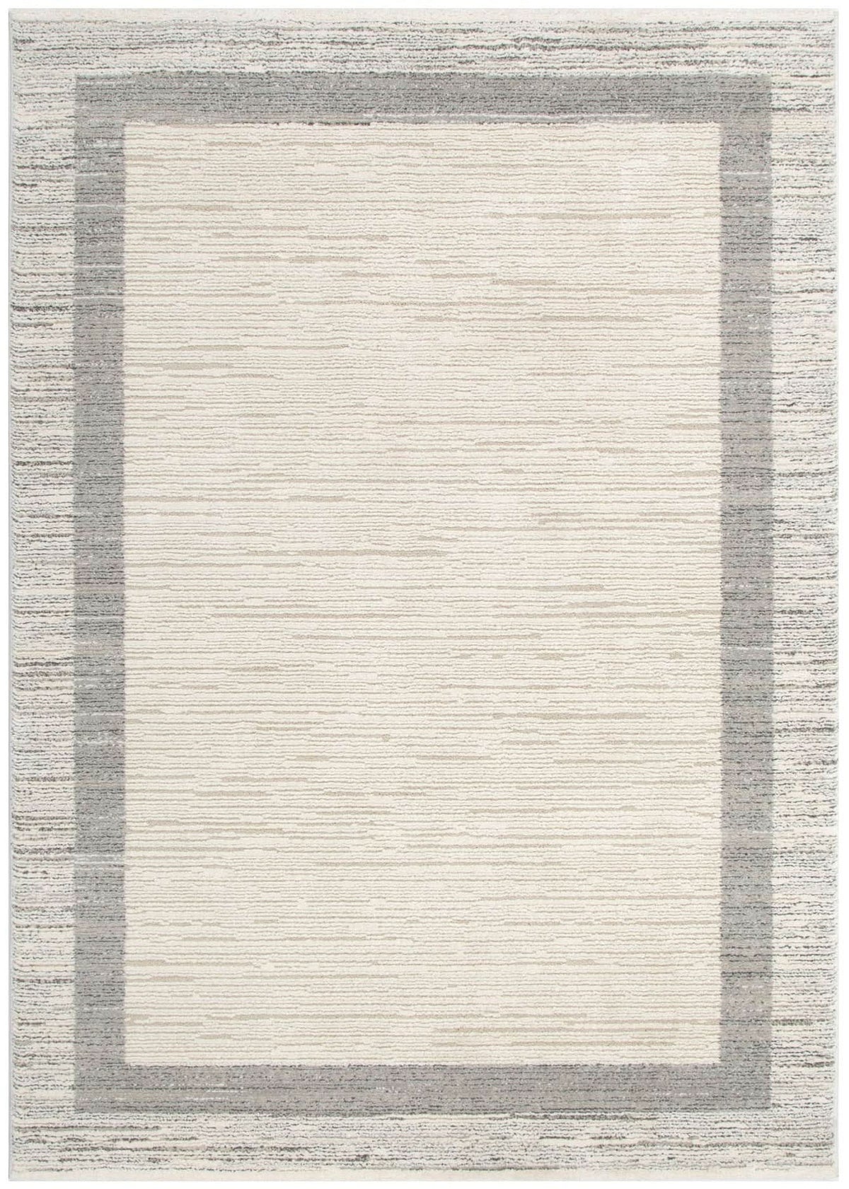 Serene Grey Border Rug - N002 — detail 2