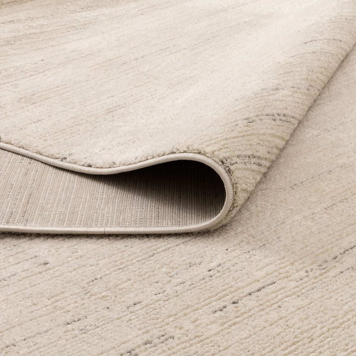 Serene Faded Lines Ivory Grey Rug - N013 - New Arrival — detail 3