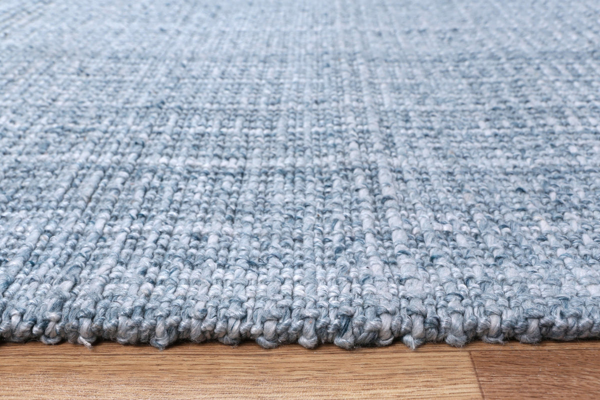 Boucle Ocean Wool Blend Rug detail