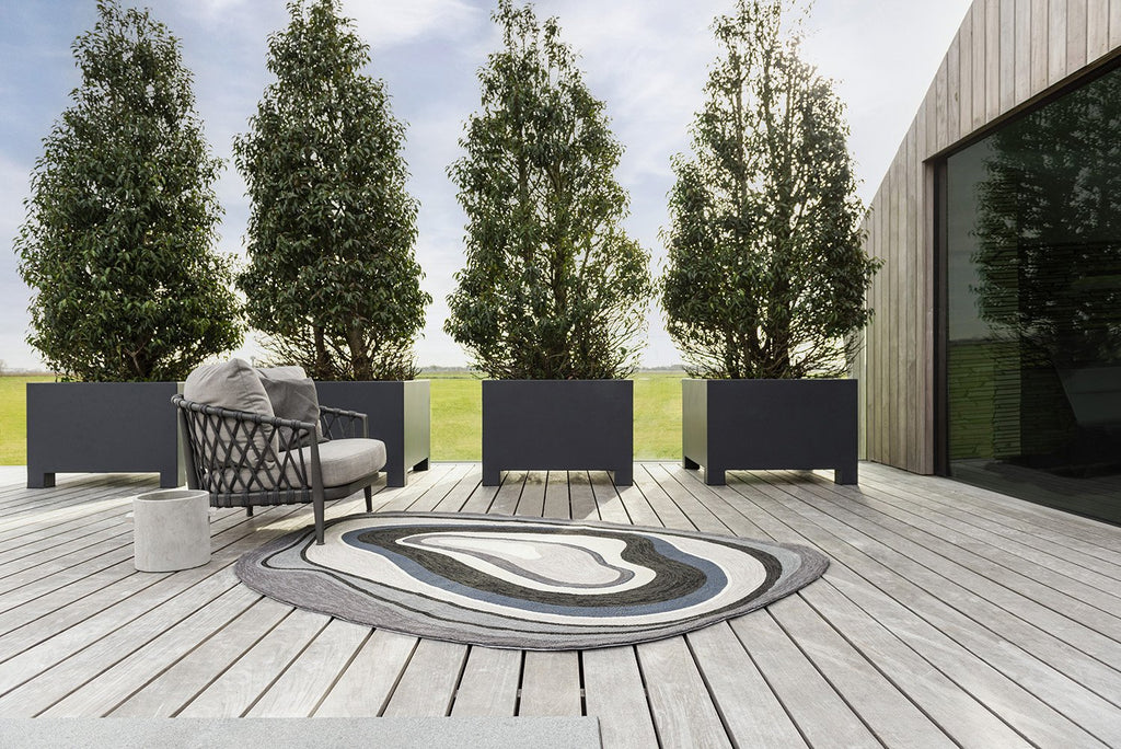 Brink & Campman Aureo Grey Outdoor Rug 477304