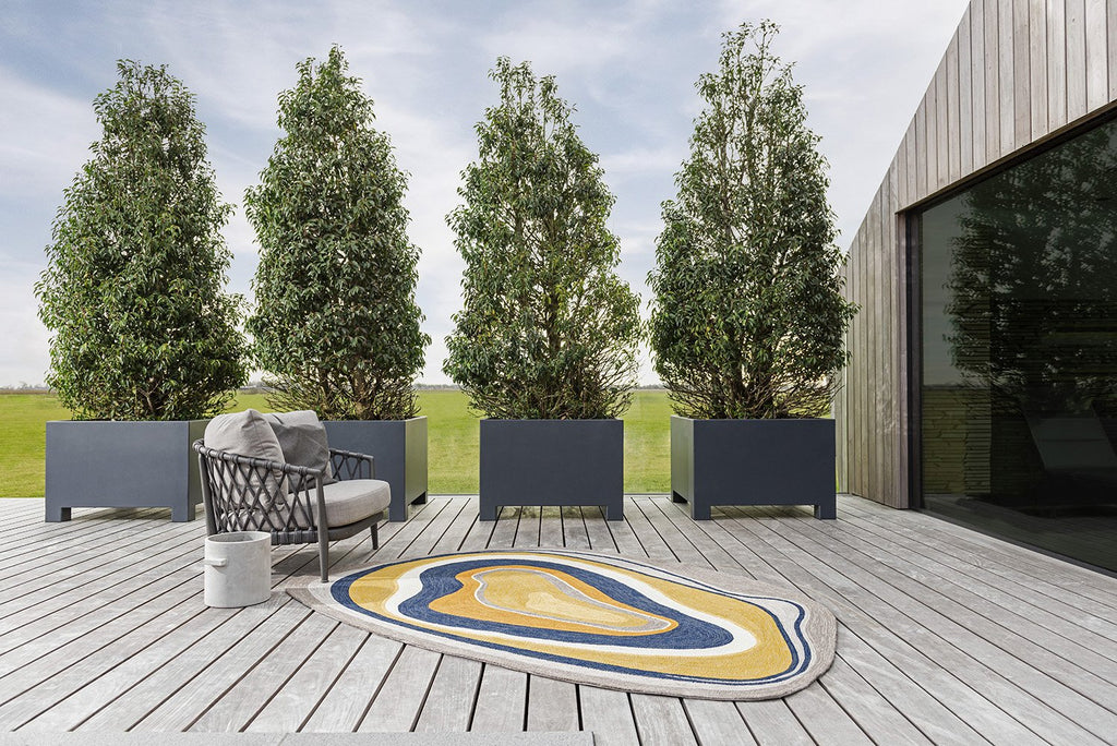 Brink & Campman Aureo Ochre Outdoor Rug 477306