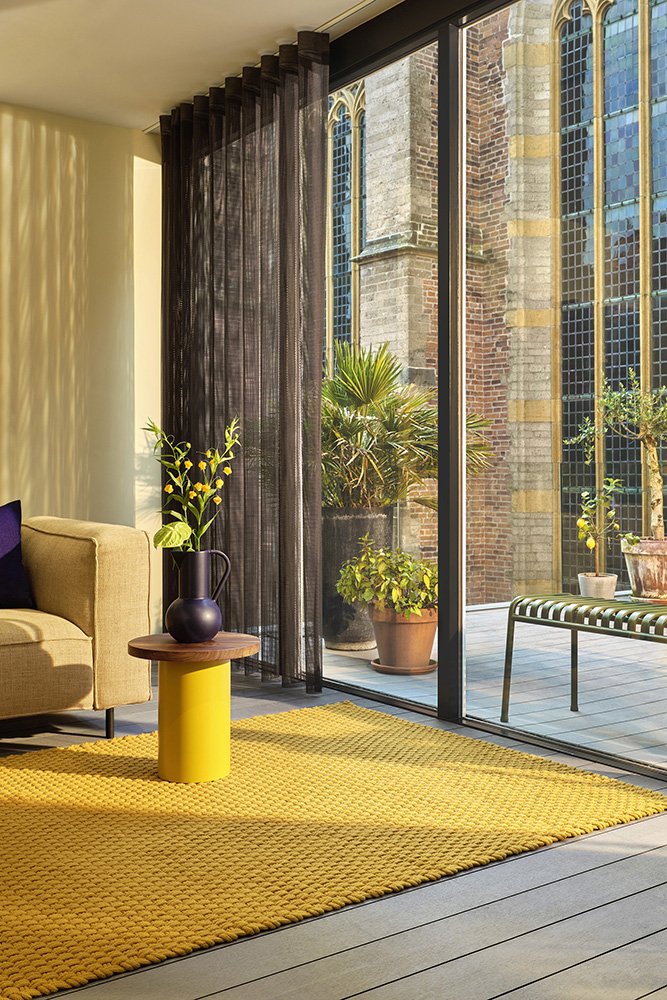 Brink & Campman Treccia Mustard Outdoor Rug 497006