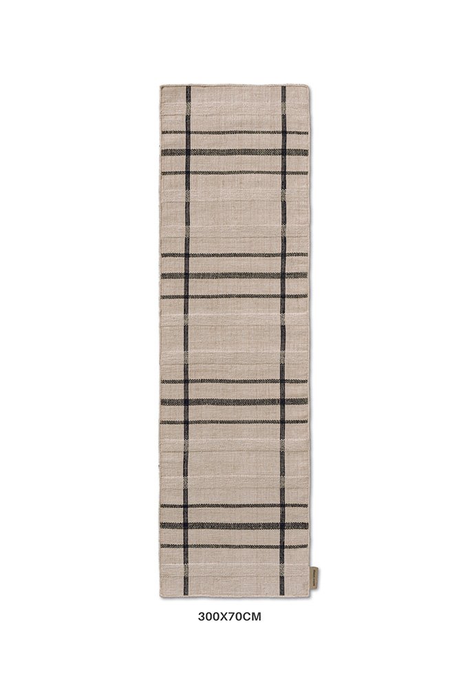 Brink & Campman Zonara Charcoal Line Outdoor Runner 497605