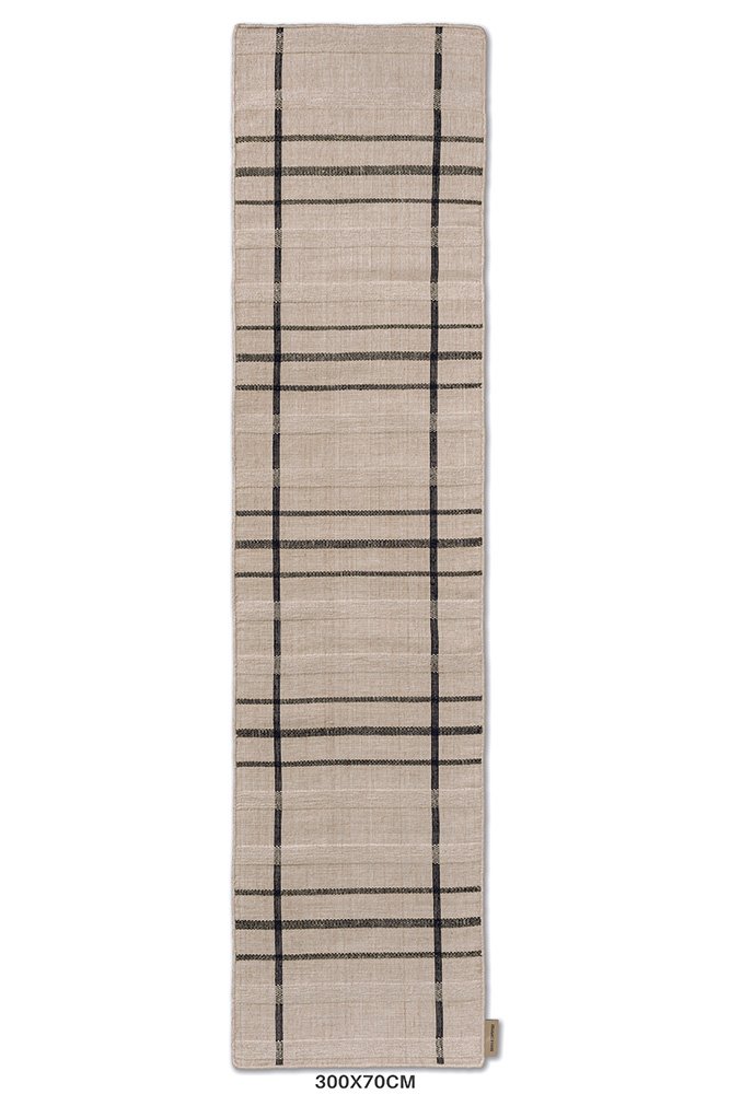 Brink & Campman Zonara Charcoal Line Outdoor Runner 497605
