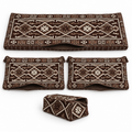 Brown Serenity Arabic sofa covers only – four-piece set without foam
